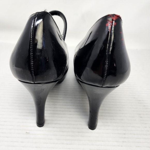 Fantasia Black Mary Jane Heels Size 8 - Picture 6 of 12